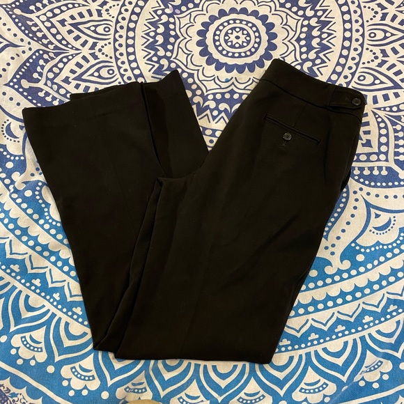 💙👖BEAUTIFUL BLACK ANNE KLEIN DRESS PANTS👖💙6 5/6 28 EUC 4 POCKET TROUSERS - Picture 14 of 16